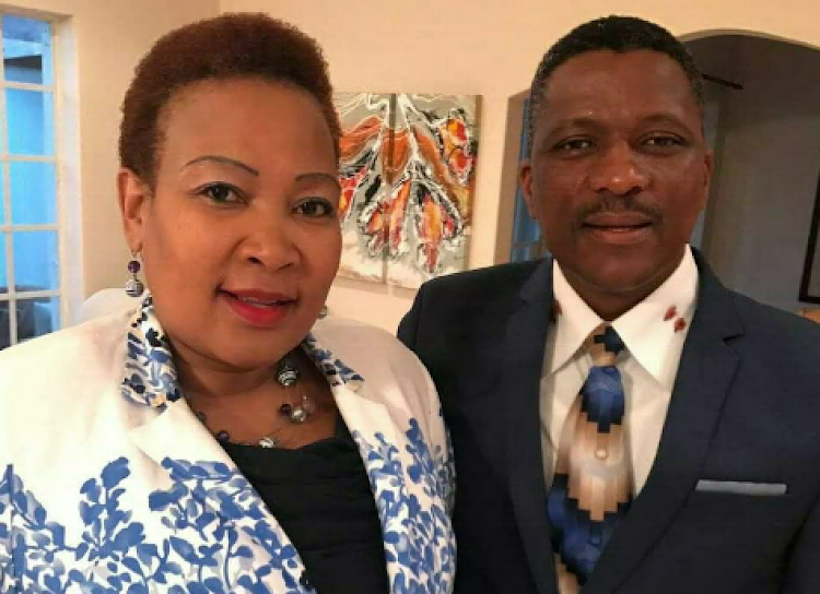 Sox Nkanjeni and his wife, Lineo