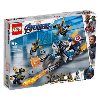 Конструктор Super Heroes 76123 Капитан Америка Атака Аутрайдеров LEGO за 1 999 руб.