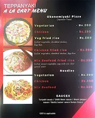 Sanso Grill Teppanyaki menu 3