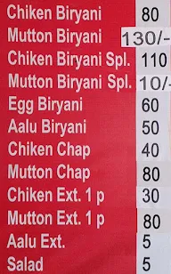 Alishan Biryani House menu 1