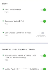 Goli Vada Pav No. 1 menu 7