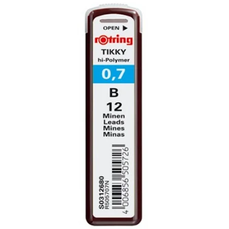 Stift Rotring 0,7 B x 12st