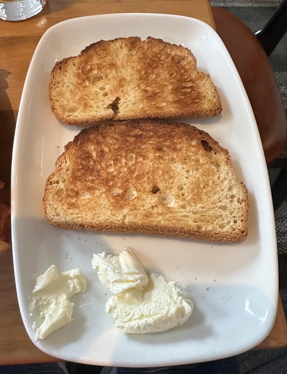 Canyon Bakehouse gluten free toast (dedicated toaster) - they have bagels too