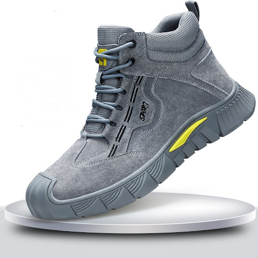 Title 16, Steel toe safety shoes anti-smash and anti-punc...