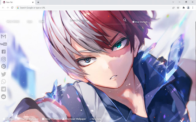 Shoto Todoroki Wallpaper HD New Tab