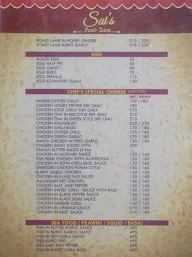 Sai's menu 6