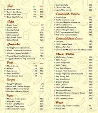 AF Kitchen menu 1