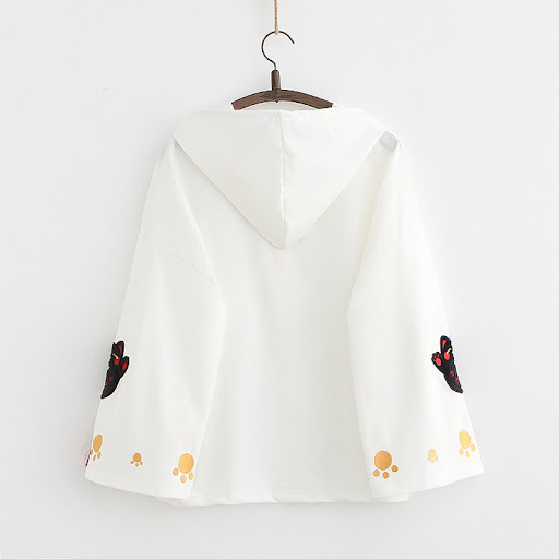 Title 7, Preppy Style Cartoon Embroidered Sweater Long S...