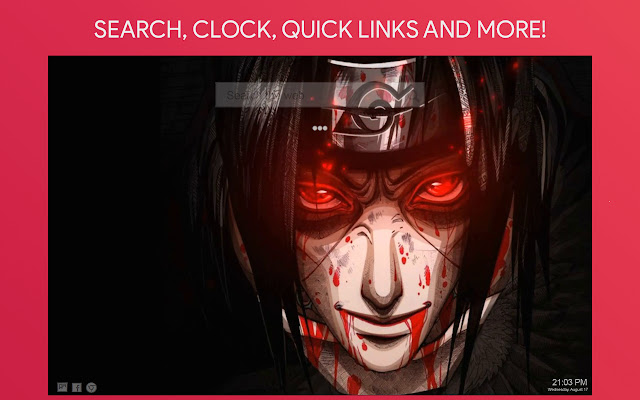 Itachi Live Wallpaper HD Custom New Tab