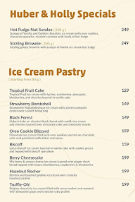 Huber & Holly menu 4