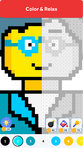 Screenshot Pixelmania - Color by Number