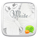 (FREE) GO SMS WHITE THEME 3.3.1 APK Herunterladen