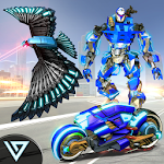 Cover Image of Download US Police Transform Cop Robot Bike Pigeon Game 1.3 APK