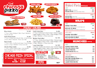 Chicago Pizza menu 2