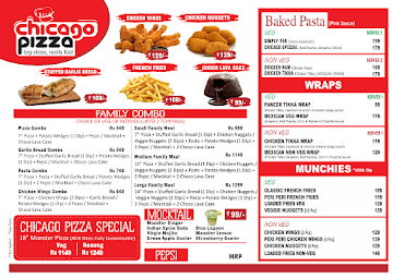 Chicago Pizza menu 