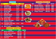 Sree Venkata Sai Ram Andhra Snacks menu 1