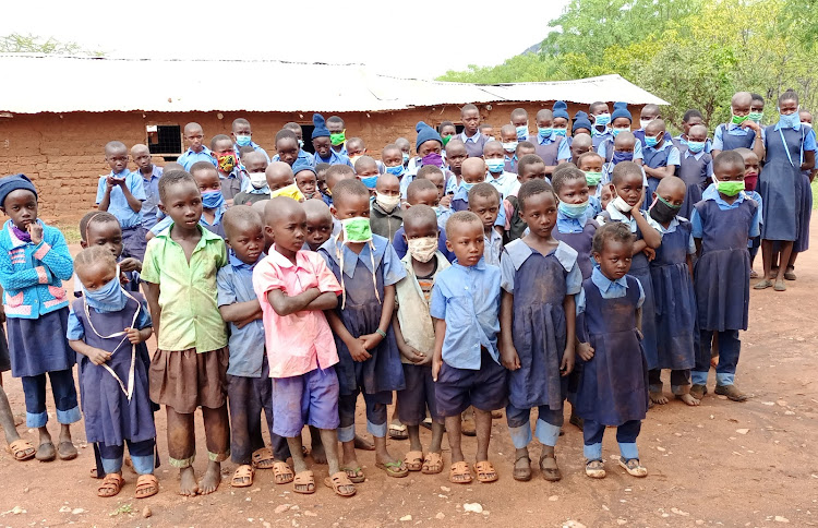 Learners at Katithini primary School