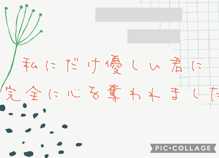 「私にだけ優しい君に完全に心を奪われました」のメインビジュアル