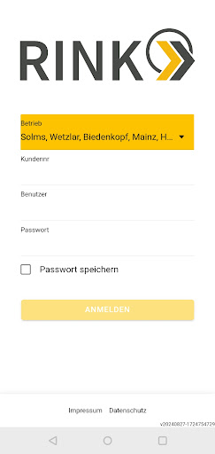 Screenshot Rink Direkt