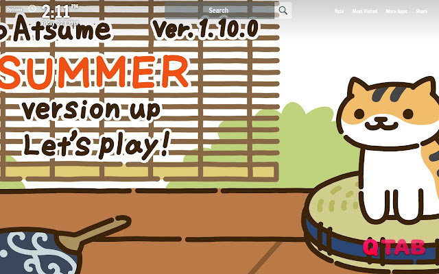 Neko Atsume New Tab Wallpapers