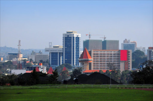 A general view of the Ugandan capital Kampala