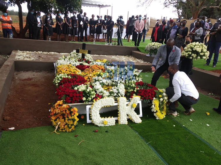 Businessman Chairman Chris Kirubi laid to rest at his Bendor Farm in Kandara, Murang'a county.