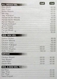 Sai Food Indian & Chinese Food menu 1