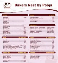 Bakers Nest menu 1