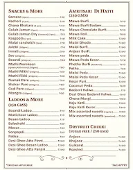 Guru Nanak Sweet Mart menu 1