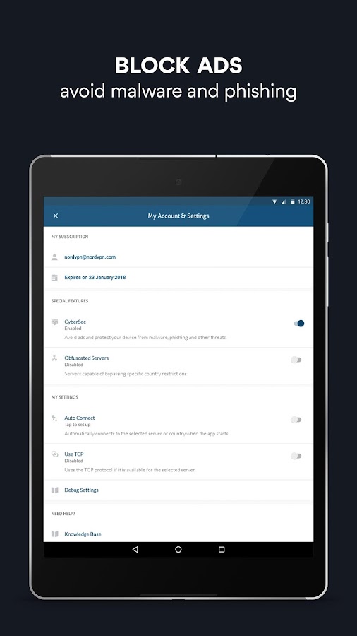 download nordvpn status app for android on google play