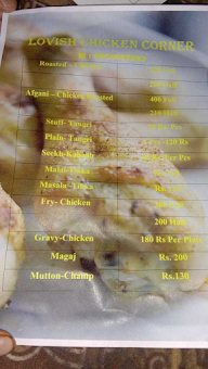 Lavish Chicken Corner menu 1