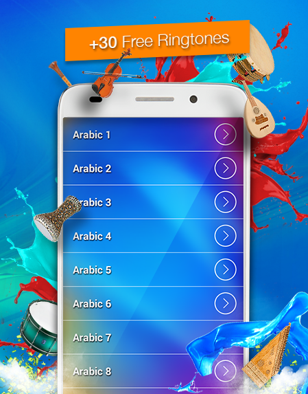 Android application Arabic Ringtones 2017 screenshort