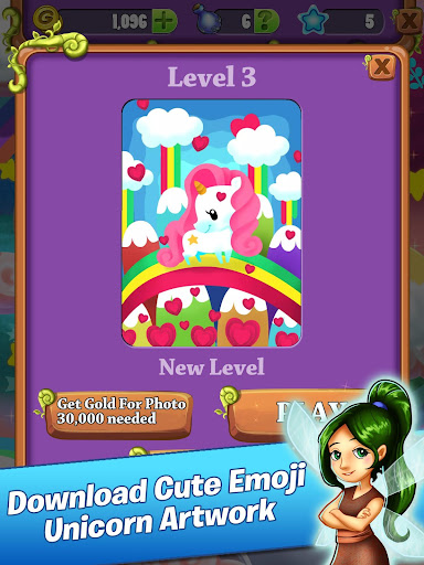 Code Triche Emoji Mahjong - Rainbow Unicorn Adventure Quest APK MOD 4