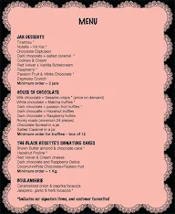 The Black Rosette menu 2