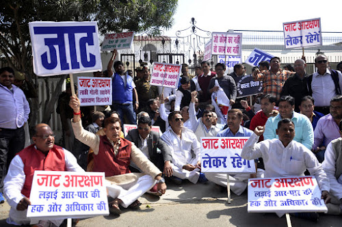 Shudra OBCs battled to defend the Mandal Commission recommendations in the early 1990s. Now, "upper" shudras who initially fought against reservations for the OBCs are demanding that they be added to the OBC lists as well.. SAKIB ALI/HINDUSTAN TIMES/ GETTY IMAGES