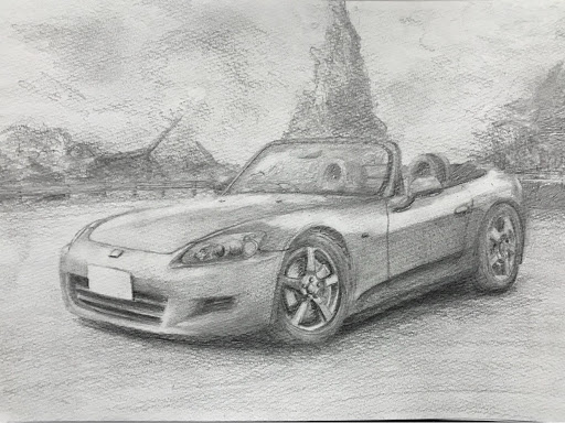 S00 Ap1のカーイラスト イラスト デッサン S00 青山高原に関するカスタム メンテナンスの投稿画像 車のカスタム情報はcartune