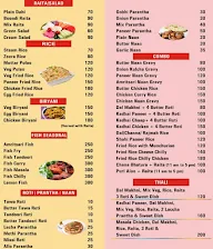 Arora's Food menu 3