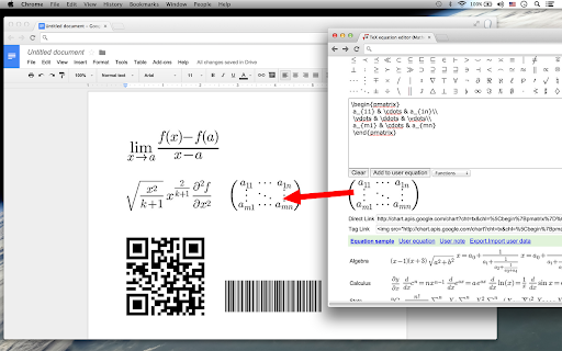 TeX equation editor