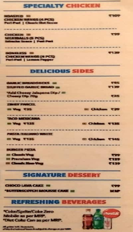 Domino's Pizza menu 4