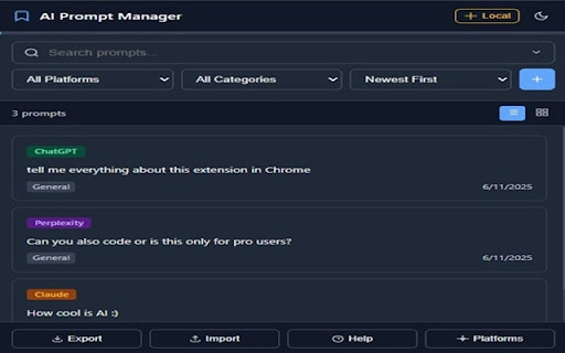 AI Prompt Manager