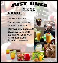 Just Juice menu 3