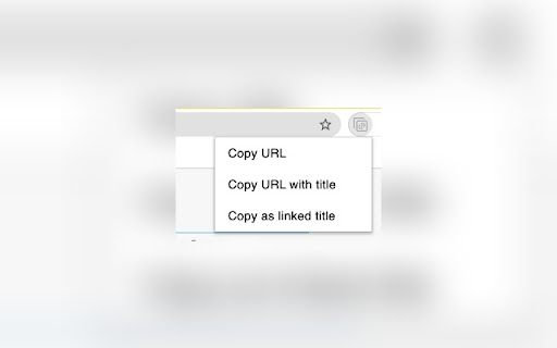 Improved URL copy