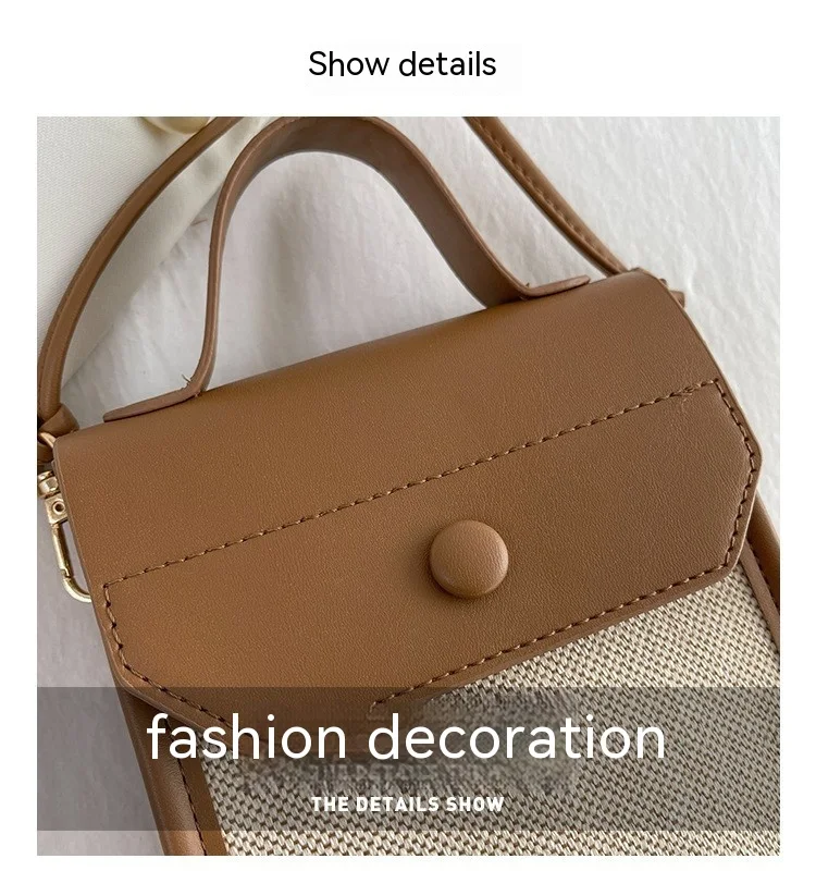 Title 7, Bolsa Mensageiro Ombro Colorblock Quadrada Pequ...