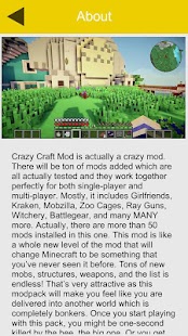 Crazy Craft Guide for MC 1.0 APK + Мод (Полный) за Android