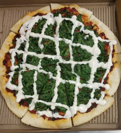Spinach Pizza - Vegan