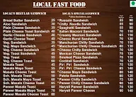 Local Fast Food menu 2