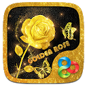 Golden Rose Parallax Go Launcher Theme 1.00 APK Herunterladen