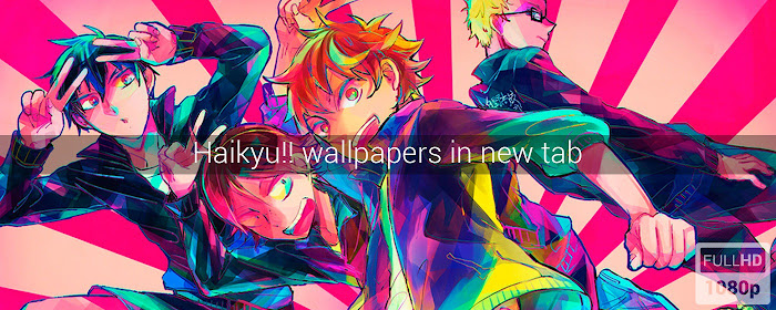 Haikyuu!! Wallpapers New Tab marquee promo image