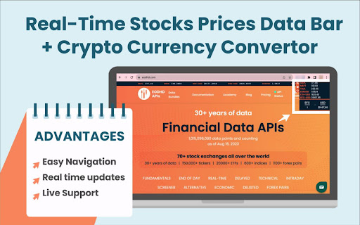 EODHD Ticker Prices Stock Crypto Market FOREX