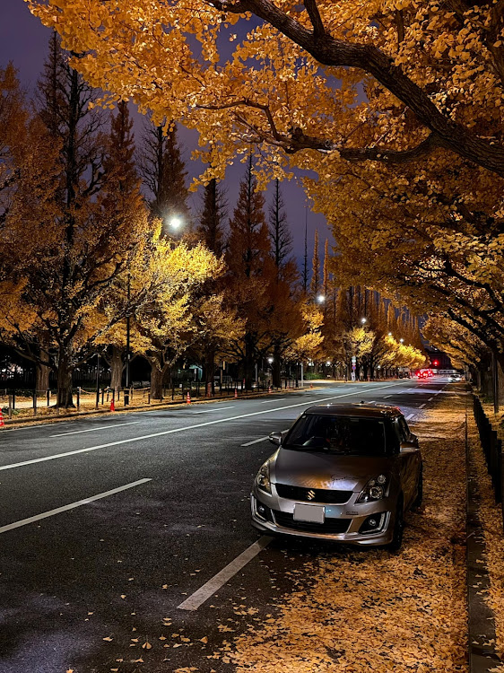 スイフトのスイフトRSのある生活・zc72s SWIFT RS・La Vita è Bella♪・神宮外苑いちょう並木・わざとじゃなくて…に関するカスタム事例の投稿画像3枚目